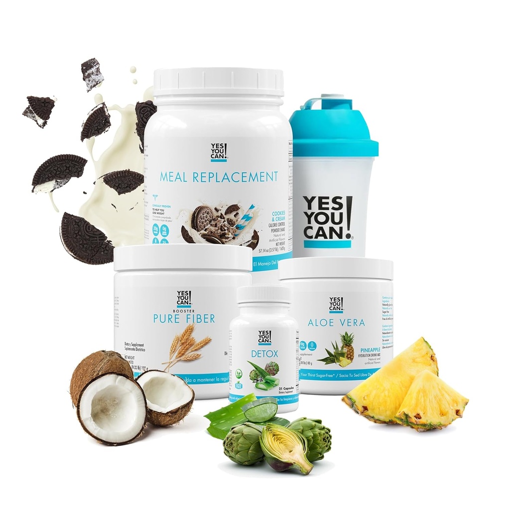 是的,你可以! Detox Plus Kit, Daily Cleanse Pure Fiber Meal Explain, Drink Mix, Shake Booster & Supplement, Body Cleanse Git for Women, Daily System Cleanse - Cookies & Cream, Aloe Vera Hibiscus 每日清洁纯纤维食品替代,饮用混合剂,摇动助剂 & 补充剂,女性清洁器,每日系统清洁,Aloe Vera Hibiscus
