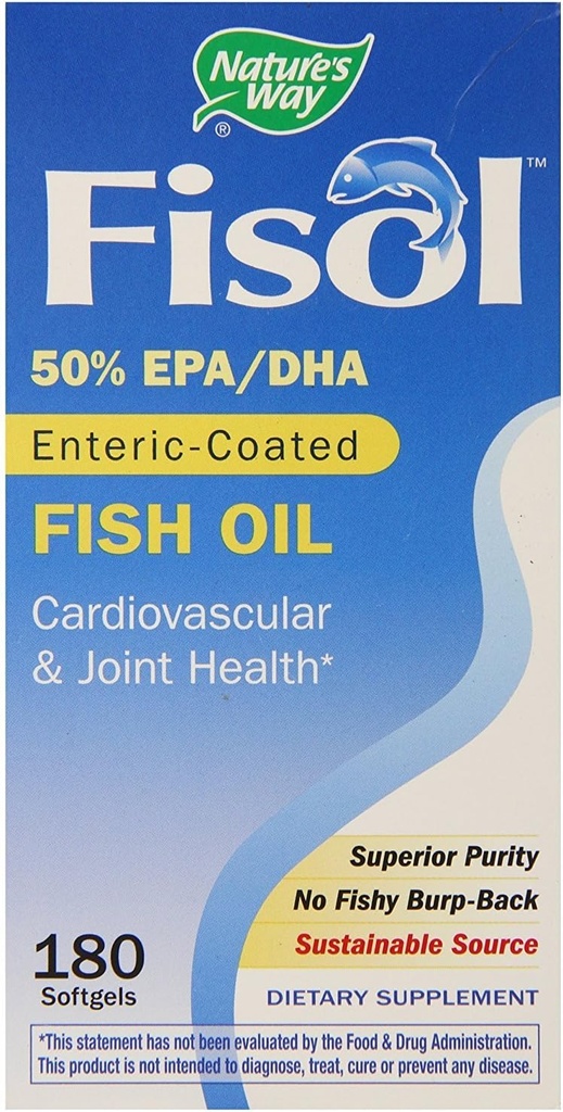 菲索尔鱼油 100mg DHA / 150mg EPA(180软胶)