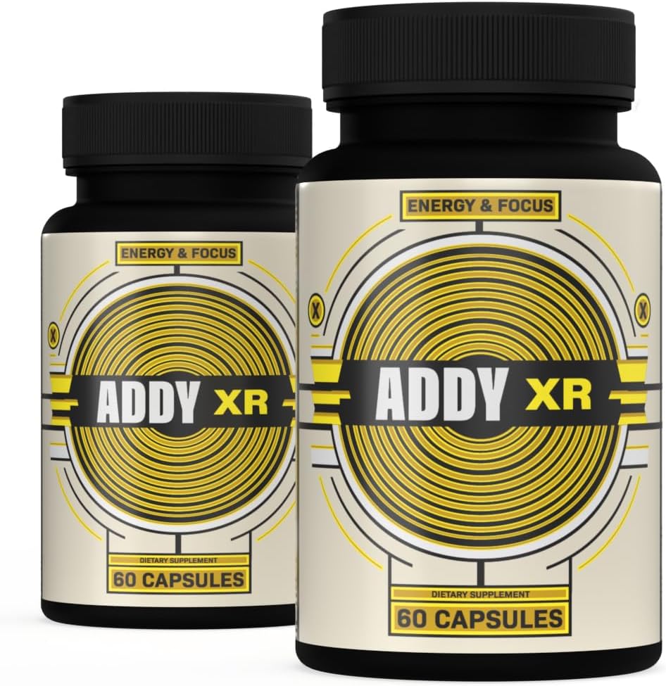 ADDY XR - 添加替代品 - 奢侈能源管理 - 重点与能源补充 - 高端脑促进器 - 焦点,能量,和记忆支持 - 维生素 - 清洁能源 - 尖锐聚焦 - 2 Pack (2)