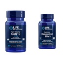 寿命延长 Super Ubiquinol CoQ10 60 软胶和优化 resveratrol Elite 60 蔬菜卡普尔斯包
