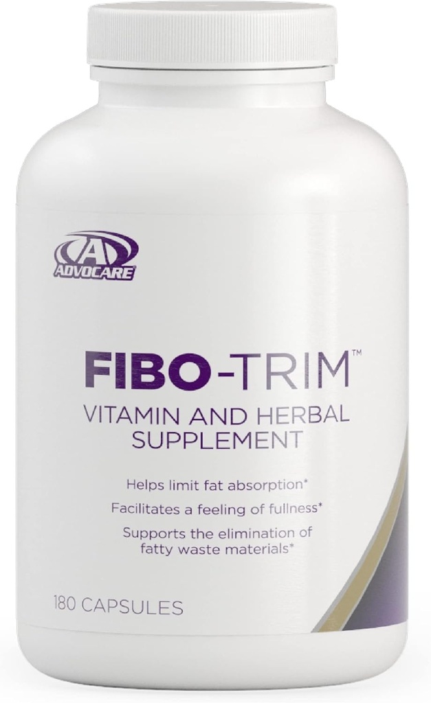 AdvoCare Fibo-Trim -- -- 帮助限制吸收* -- -- 配有维生素C、维生素E、Niacin、Taurine & More -- -- 180卡普勒