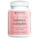 平衡 17-in-1 阴道健康 100亿 妇女pH 与 Cranberry & D-Mannose 的平衡 − 促进阴道口腔和阴道花的尿道切除健康,60个卡普尔