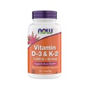 现在补充维生素D3 K2,1000 IU/45 mcg,心血管支持,支持骨质健康,180 蔬菜卡普尔 - Vegan, Gluten Free, Kosher