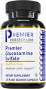 初级研究实验室 Glucosamine Sulfate - 壳鱼 自由 Glucosamine Sulfulet Capsules for Joint Support, 连通组织健康, 750 mg per service, Vegan Friendly - 120 蔬菜卡普勒斯
