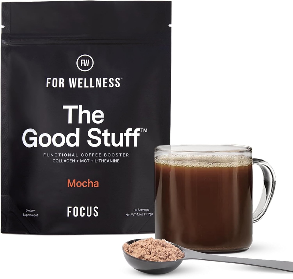 (原始内容存档于2018-09-26). For Wellness the good Suff Focus – Mocha Coffee Boaster | Nootropic Collagen Creamer 配有 MCTs for Focus, Energy & Wellness | Non-Dairy, Keto-Friendly, 30 services.