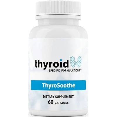 ThyroSoothe - Dr. Formulated Throid Support Support Suppless - 超甲状腺病和坟墓病情的自然公式 - 包括硒、维生素C、柠檬肉片用于总体甲状腺健康-30天供应