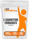 Bulk Assupports.com L-Carnitine Fumarate Powder - Carnitine Association, L-Carnitine 500mg - Gluten Free, 每人500mg, Gluten Free, 250g (8.8 oz) (Pack of 1) (中文(简体) ).