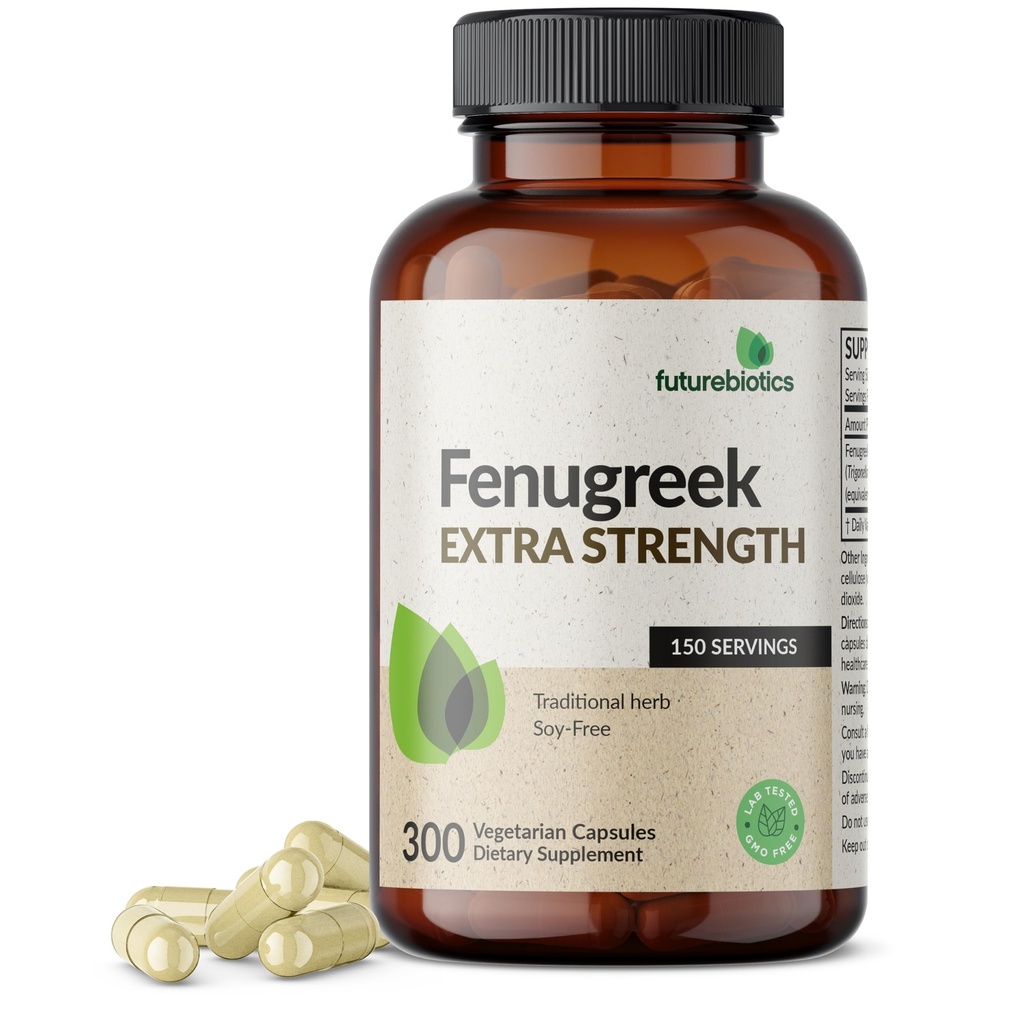 Fenugreek 额外力量支持总体良好健康和福祉,非GMO,300个蔬菜卡普尔
