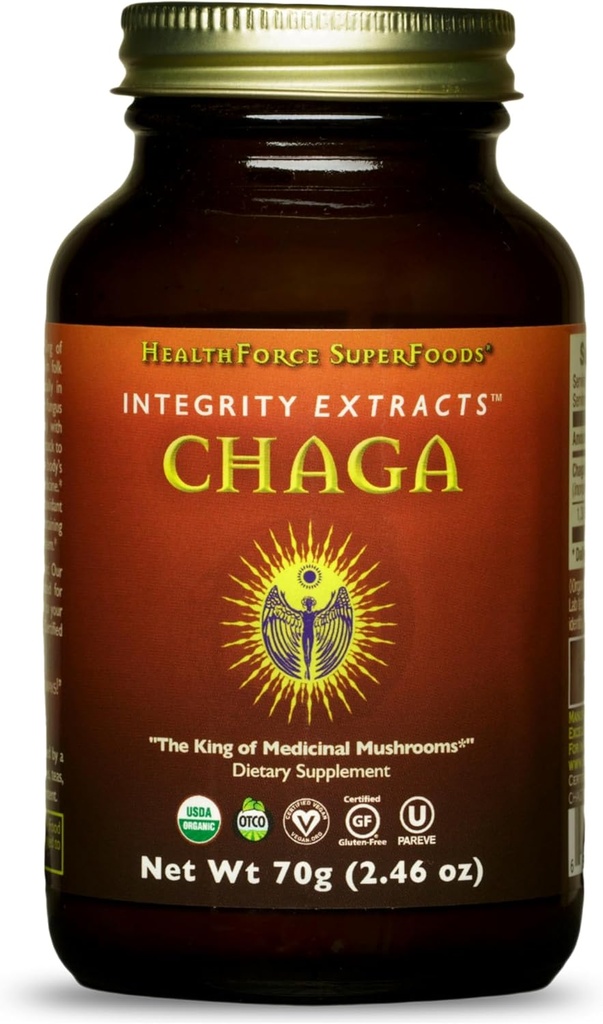 健康力量超级食品诚信提取器 Chaga - 粉末 - 70克