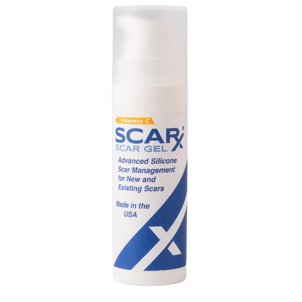 Scarx - 高级硅酮 Scar Gel With Vitamin C - 减少疤痕 外科手术后超营养性 Scars & Koloids的话题 烧伤,伤痕 - 预防新疤痕 - Fade Old Scarring - 0.5oz (15g) 瓶子