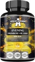 APOLLO的HEGEMONY 晚间 Primrose Oil 1000 mg 配有维生素E - 含100 mg的GLA酸 - 120 软胶卡普苏尔 - 4个月供应 - 支持激素平衡和皮肤健康的饮食补充