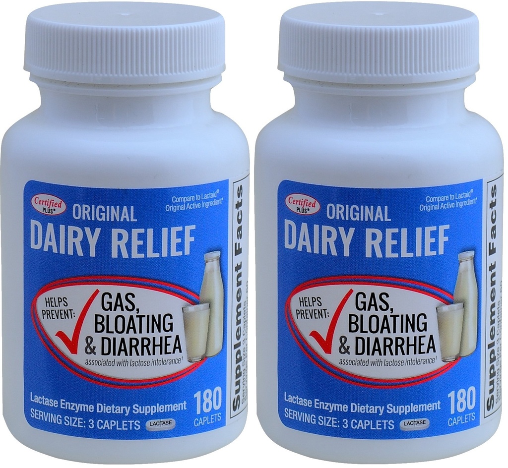 Lactase Enzyme 360 Caplets 通用 Laactaid 原始强度
