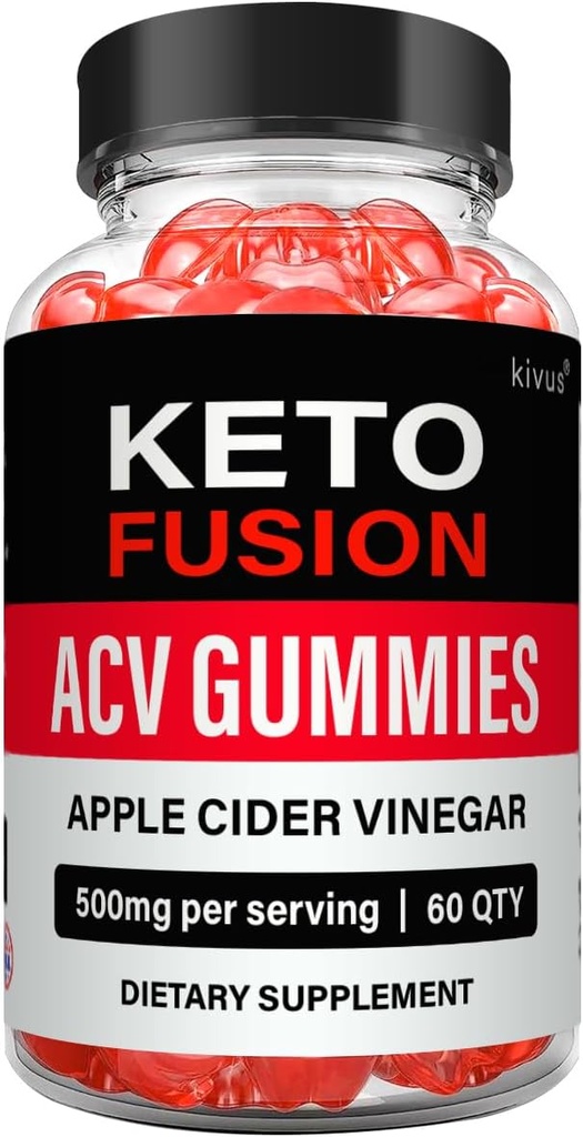 Keto Fusion Gummys - Keto Fusion ACV Gummys (单曲, 60 Gummys) (英语).