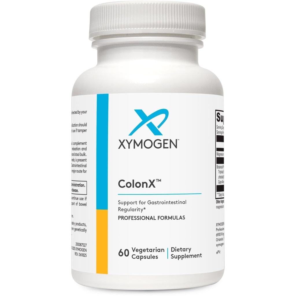 XYMOGEN ColonX - 支持GI Motility,Stool Bulk,文摘,同化,以及消除 - Triphala 配有Citrate镁的补编,Aloe角(60 Capsules)