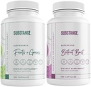 物质。 Bundle:自然保温日食水果和蔬菜(120卡普尔) + Beetroot Boost(180卡普尔) - 自然能源促进与整体健康 - 美国制造,维根-友好