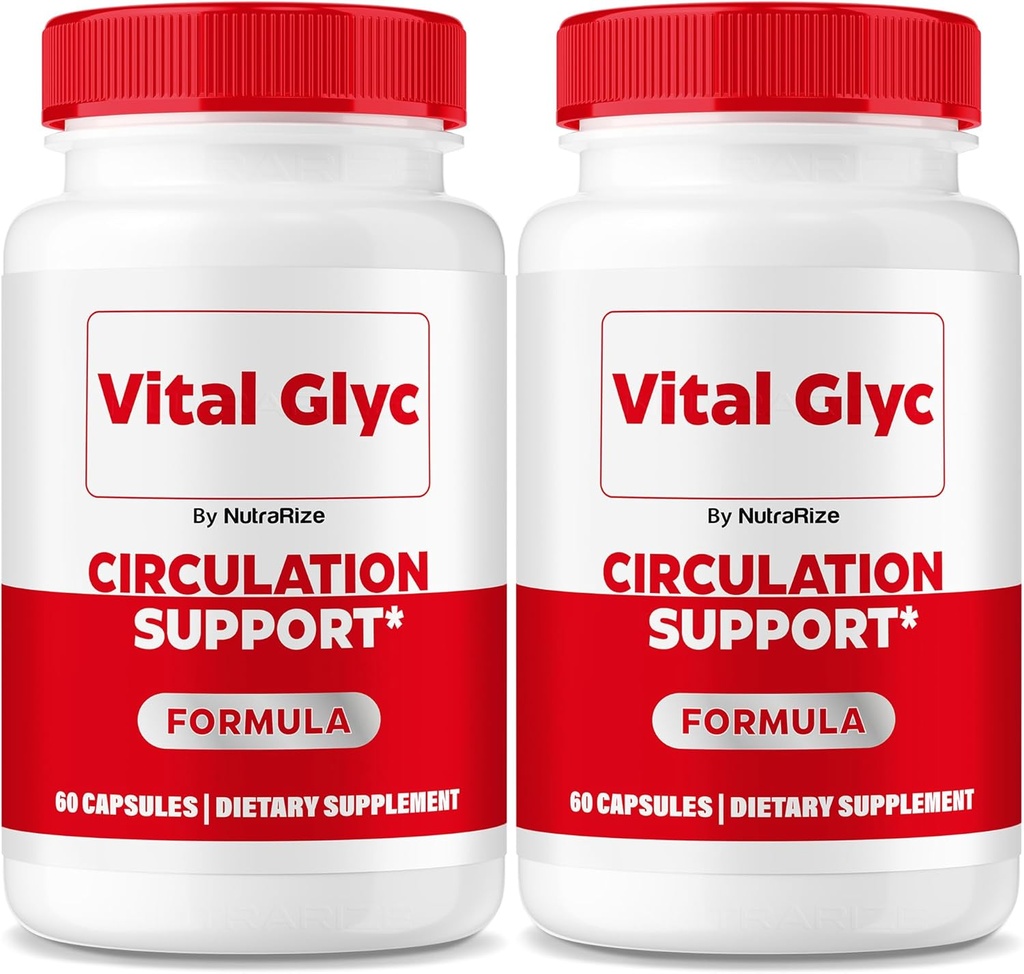 (2 Pack) Virtual Glyc Capsules - 官方血液支持公式,Virtual Glyc血瓶清洁剂,Virtual Glyc Glyco 优化药剂,支持整体健康与健康,Virtual Glyc粉(120 Capsules)