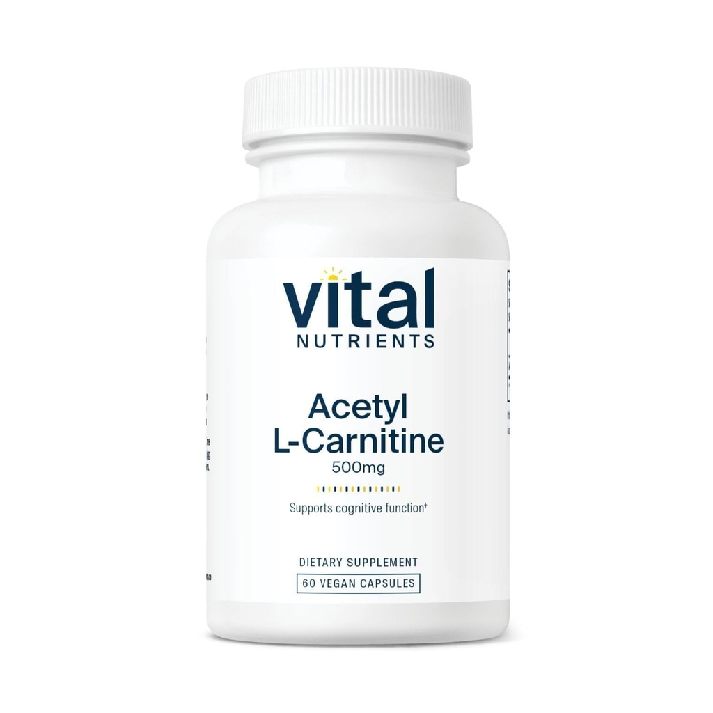 生命营养素 乙酰L-Carnitine 500mg → 大脑、记忆和认知支持补编 * * * 维加恩 → Gluten,乳品,大豆自由 → 非GMO → 60 Capsules