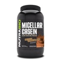 NutraBio Casein蛋白粉、Micellar Casien Powder、25g 慢消化蛋白、帮助保持你完整、过夜肌肉恢复和生长、BCAA和EAA、Gluten Free、Soy Free、2lb巧克力