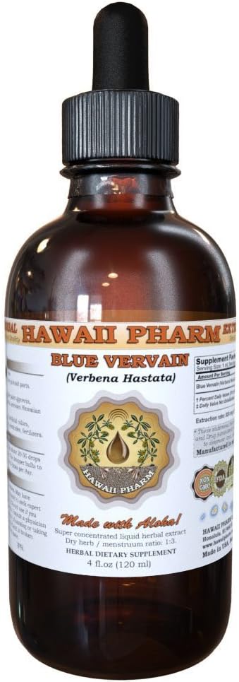 蓝韦尔万液体提取,有机蓝韦尔万(Verbena Hastata) 丁香 4 oz
