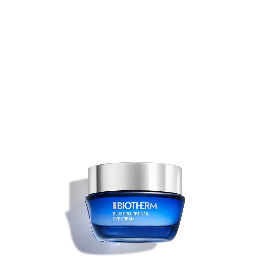 Biotherm Blue Pro-Ritinol 皱纹滑眼凝胶,抗皱纹和暗圆眼护理 生物科技 Plankton & Pro-Ritinol, Smoothes and Brightens, 眼科测试 Vegan, 0.5 Fl. Oz