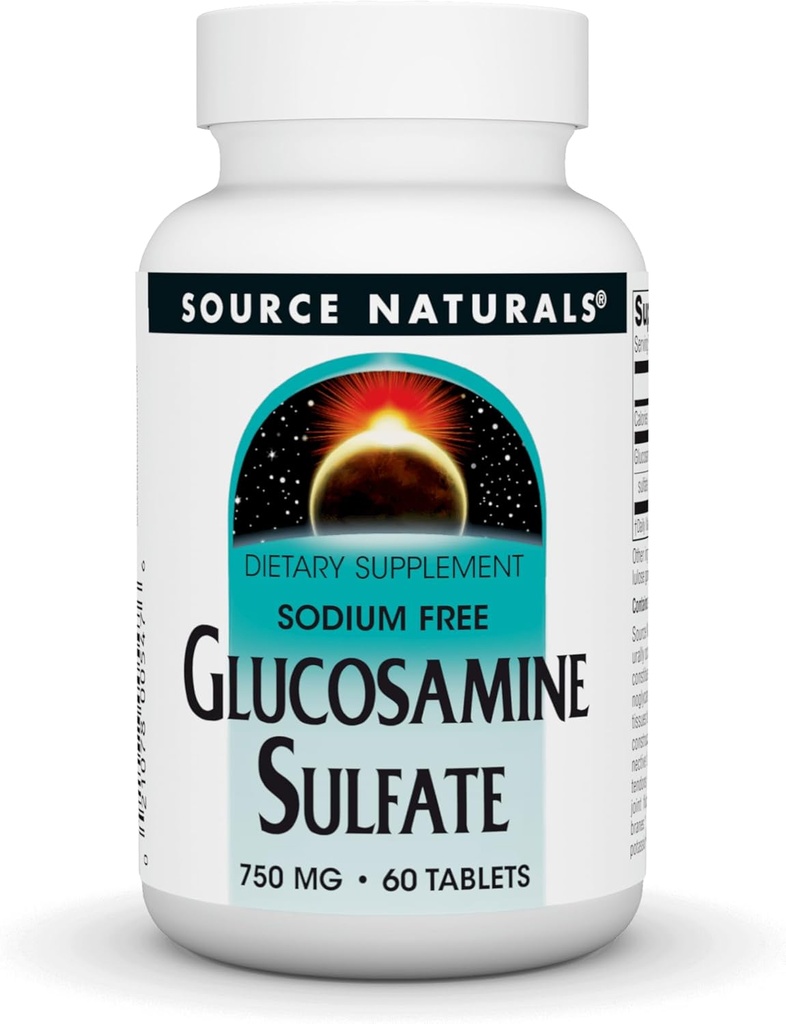 来源:硫酸Glucosamine,无钠750毫克供联合支持-60片