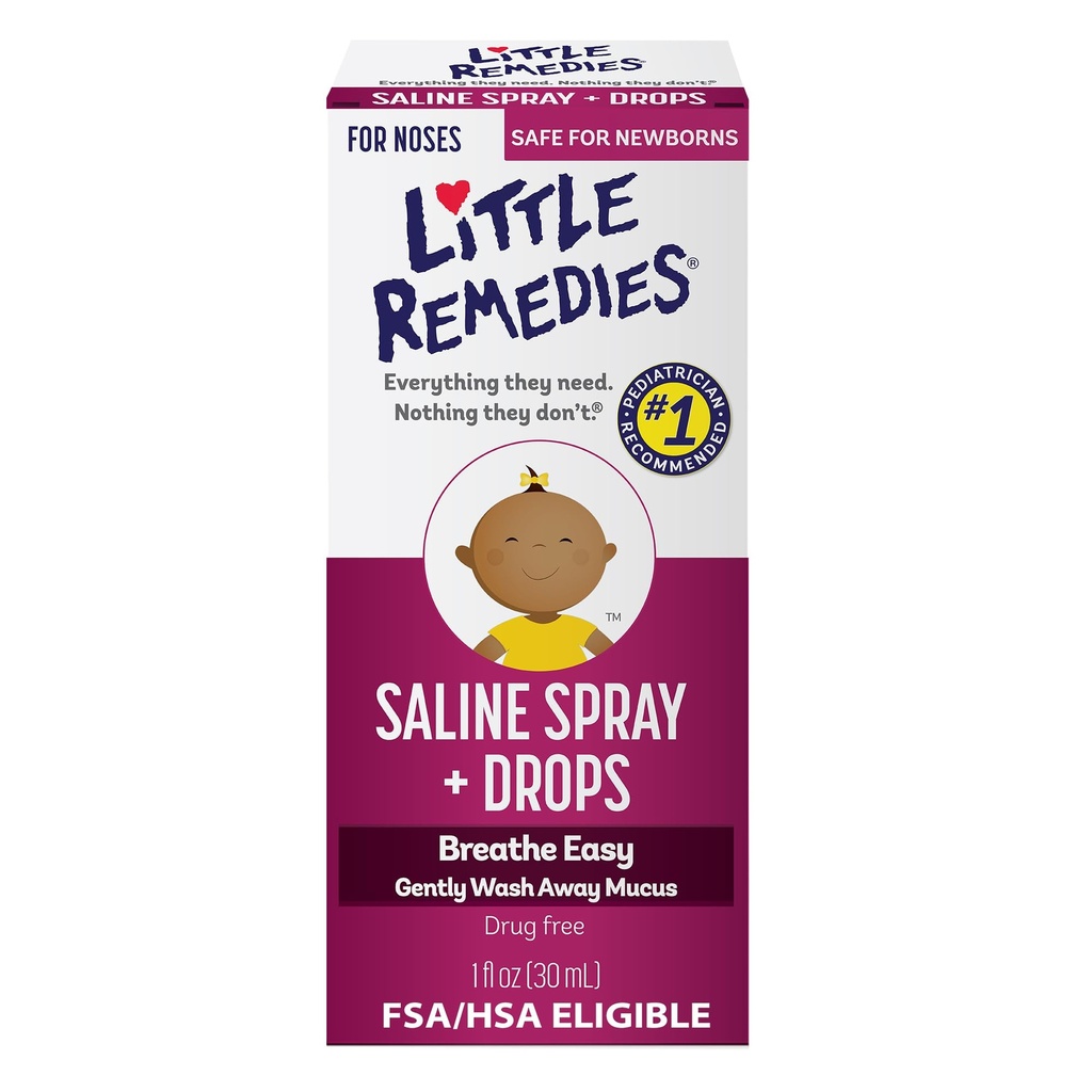 小补救 Noss Saline 喷洒液, 1 Fl Oz
