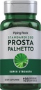 Piping Rock Saw Palmetto for Men and Women 120 Softgels 配有南瓜种子油和 Pygeum 提取器的复合体 超强前列腺增产 QQ Non-GMO, Gluten-Free