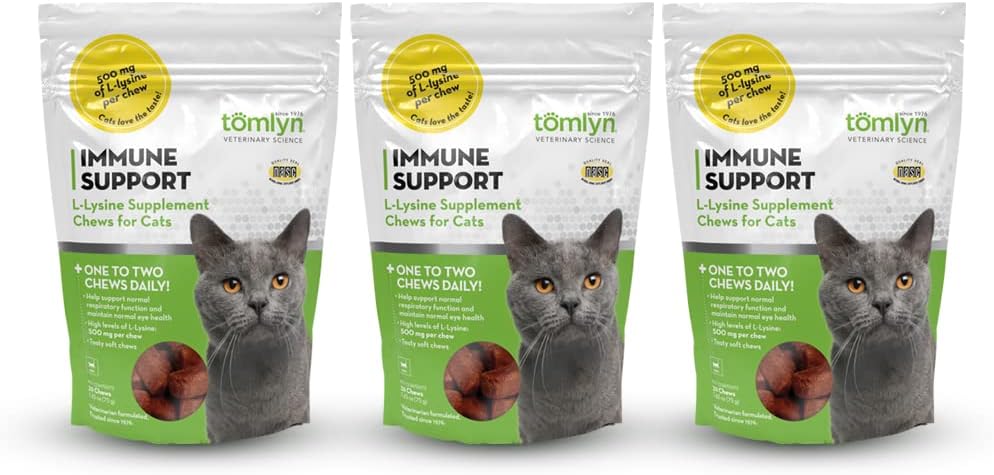 Tomyln免疫支持L-Lysine营养补充2.65oz(3包)