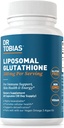 Tobias Liposomal Glutathione博士,每人500毫克 -- -- 高生物利用率的Glutathione补充剂,支持能源、皮肤和免疫健康 -- -- Vegan、Gluten-Free、非GMO、60卡普尔、30名服务者