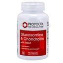 与MSM共同支持的Glucosamine & Chondroitin议定书 * - Chondroitin MSM 补编 - 非GMO和乳品免费 - 90 Veg Caps