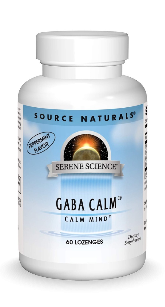 (原始内容存档于2018-09-21) (英语). Source Naturals Serene Science, GABA Calm 快速溶解辣椒薄荷火焰* - 60 Lozenges