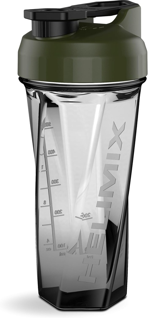 HELIMIX 2.0 Vortex Blender 摇摆瓶 握着最多28oz $Q 无摇摆球 或 Whisk $Q USA 制造 → Portable Pre Workout Whei 蛋白质饮料摇摆杯 → Mixes Cocktails splikes → Top Rack Safe