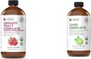 完成天然产品 尿液Tract 完成 12oz & Liver 完成 16oz 套装