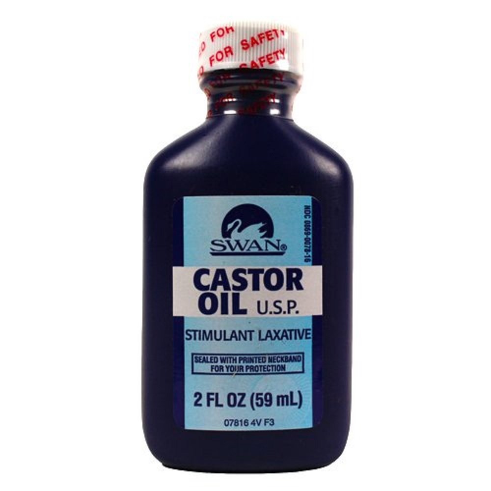 Swan Castor Oil - 2 oz瓶,(4包)