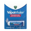 Vicks VapoInhaler, 便携式鼻炎, 非医疗, 吸血病毒, Menthol Scent, 1 计数
