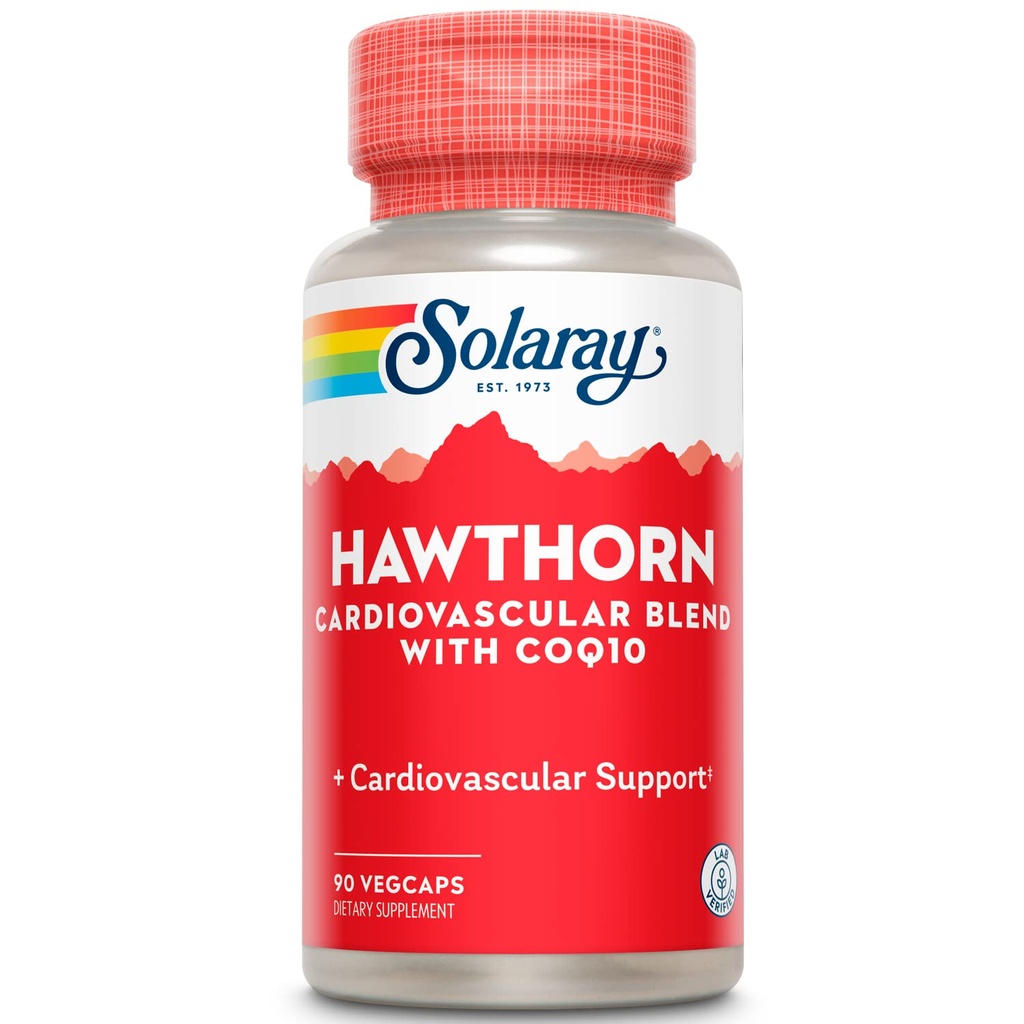 SOLARAY Hawthorn 特殊公式, 150mg, 90 计数