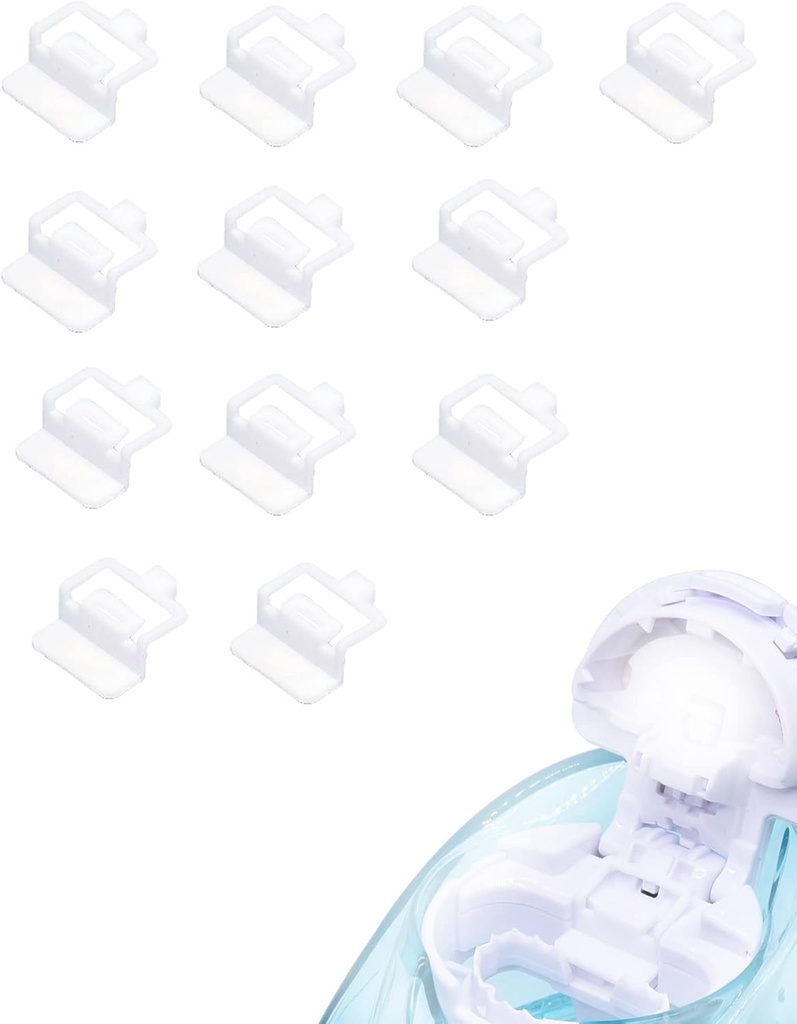 12 PCS Silicone Pods 重新填充导航鼻罩护理的辅助设备, 保存易操作的盐 (白色)