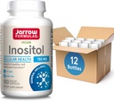 Jarrow Formules Inositol 750 mg,饮食补充,肝脏支持细胞健康和一般健康,100 Veggie Capsules,最多100天供应(Pack OF12)