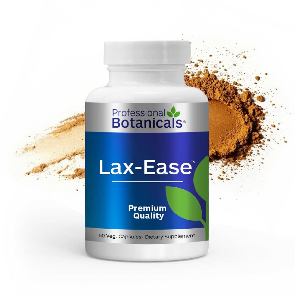 专业植物学 Lax Ease – Gentle Botanical 消化学支持 健康肠道正常性和自然消除 – 90 Capsules