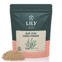 Lilly of the VALLEY Aloe Vera Powder - Aloe Barbadensis - 头发和面罩的理想 - Great for Shakes & Smoothies - Natural, Vegan & Gluten - Free (8oz, 226g) - 包 May Vary