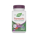 Nature's Way Turmeric, Premium extraction, 支持联合健康*, 标准化到95%的Crucuminoids, 500 mg service, 非GMO项目验证补充品, 60 片(包装 May Vary)