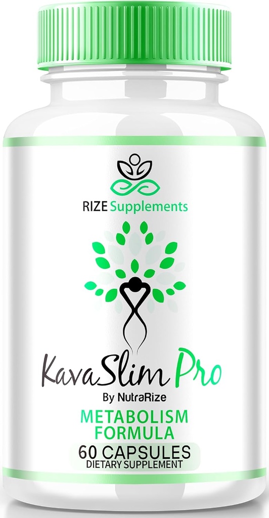 KavaSlim Pro Capsules - KavaSlim Pro 高级体重损失,全自然药丸靶贝利胖子,Kava Slim Pro 最大支持帕斯蒂拉斯评论(60 Capsules)