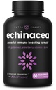 NutraChamps Echinacea Capsules 1000mg - 8-in-1 免疫支持补编 - Echinacea Goldenseal,维生素C,锌,姜,老莓 - 60 capsules