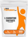 Bulk Assupports.com L-Carnitine Tartrate Powder - 氨基酸粉,Carnitine Supplement - 不受欢迎的 & Gluten Free,每服1克,1kg(2.2磅)(一包)