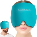 Medi Headache & Migraine 冰卷盖、冷疗法 Migraine 救济帽、 Headche 冰帽冷压缩机、Puffy眼罩、紧张、辛纳斯和压力救济(蓝色)