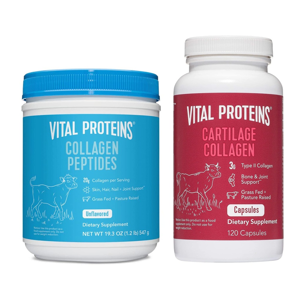 生命蛋白Collagen Peptides 粉末 19.3oz+ II型凝胶药