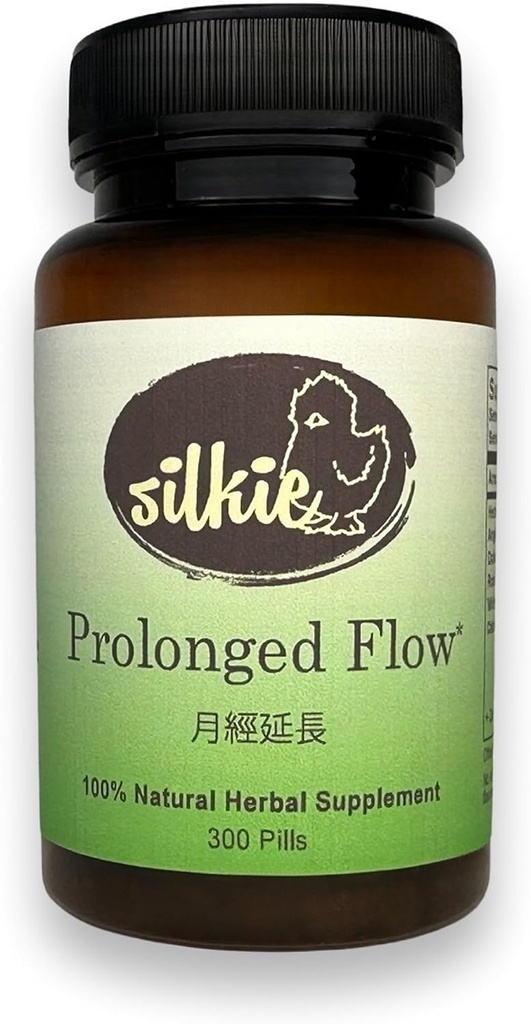 丝绸长流补充 - 激素平衡支持, 减少和规范月经周期, 热闪光和夜汗救济, 300 个计数
