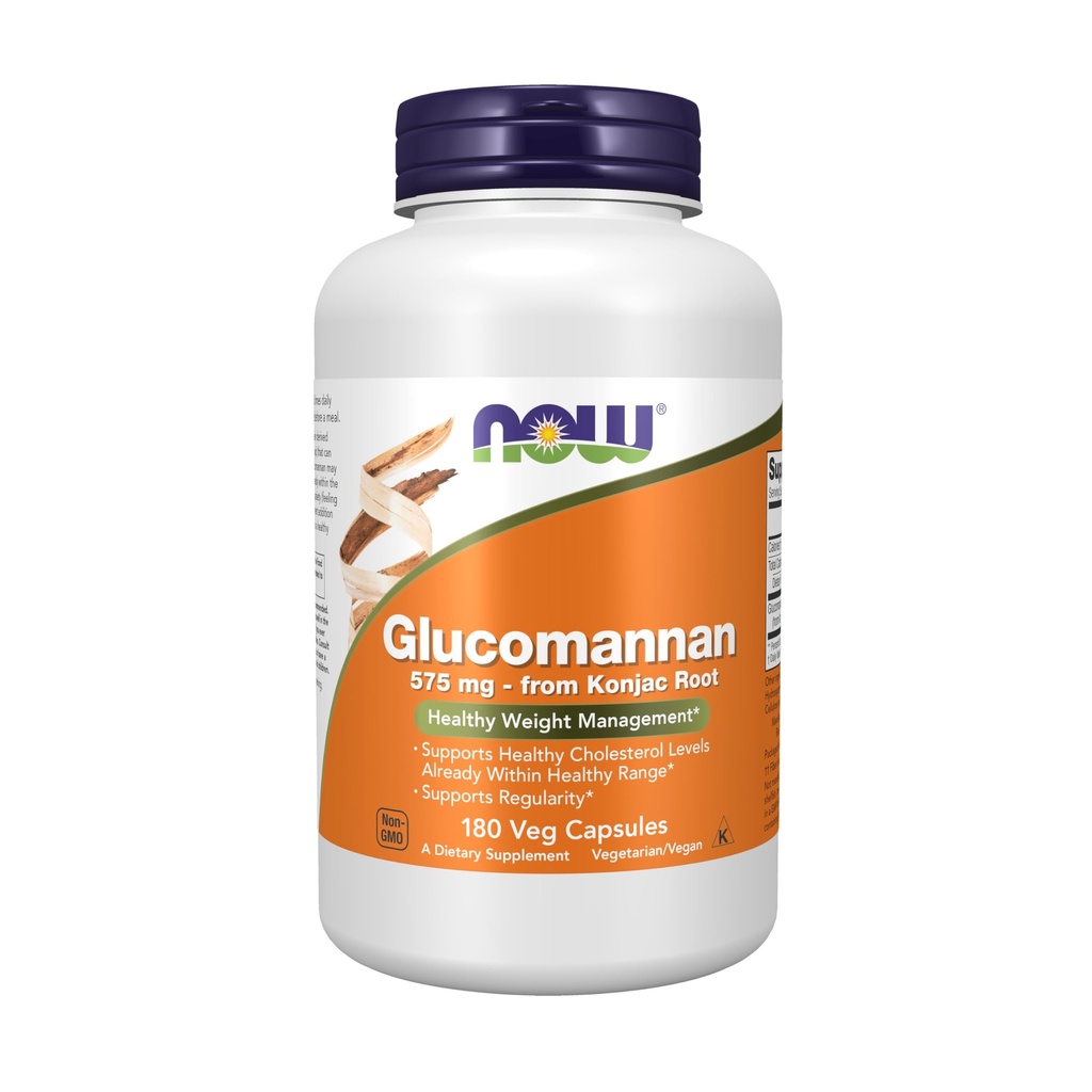 食品补充品,Glucomannan(Amorphallus konjac) 575毫克,支持正常性*,健康体重管理*,180维卡普尔