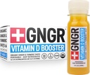 +GNGR 维生素D助推器 – 热带豁免助推器版 冷椒姜 配有菠萝,Passion水果,橙色,Turmeric & Vitamin D3. Mood, 豁免与能源. 2 fl oz (Pack of 12)