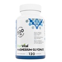 植物维他命磁性甘油200mg 120 Capsules - 高吸收、非GMO、Vegan、Gluten-Free - 支持正常睡眠、肌肉和神经功能、正常心脏和骨头健康、帮助感觉平静和放松
